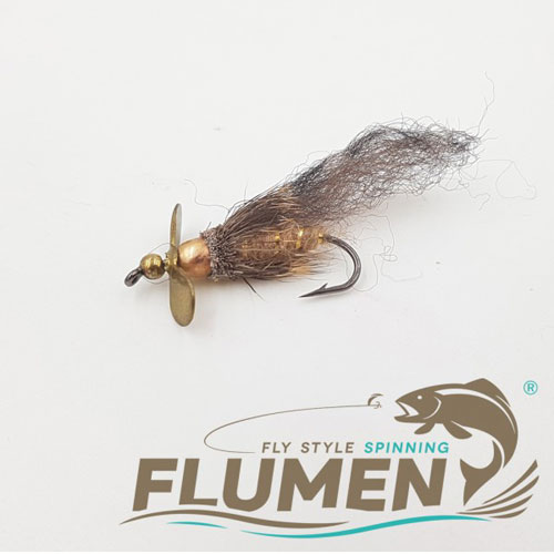 Spin Fly Flumen X Muddler 1,6 gr. Brown