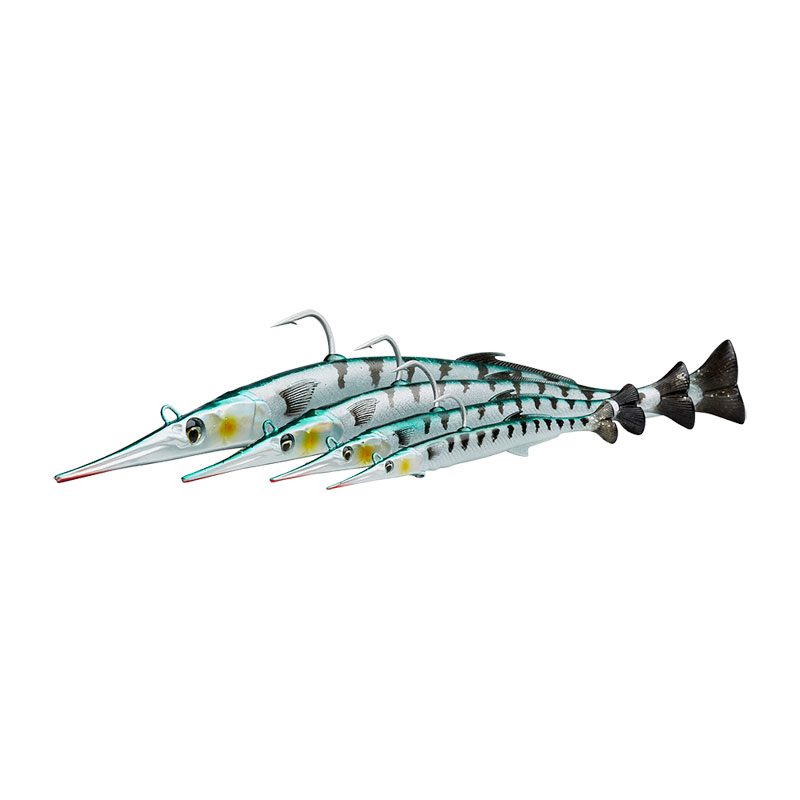 Savage Gear 3D Needlefish Pulstail 18cm  26g  Green Needlefish-1