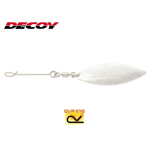 Decoy Trailer Blade Willow Leaf Silver Size #3