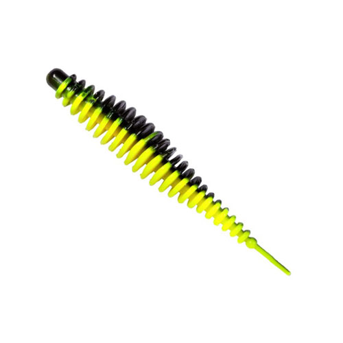Magic Trout T-Worm I-Tail 65 Garlic Neon Yellow / Black