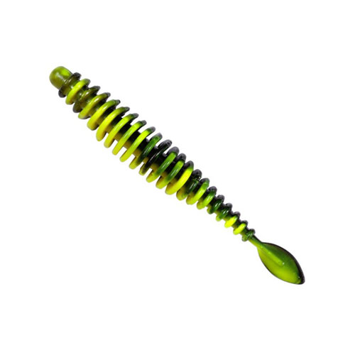 Magic Trout T-Worm P-Tail 65 Chilli-Cheese Neon Yellow / Black