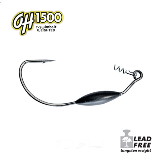 OMTD OH1500 T-Swimbait Weighted 3,5 g. Size 3/0
