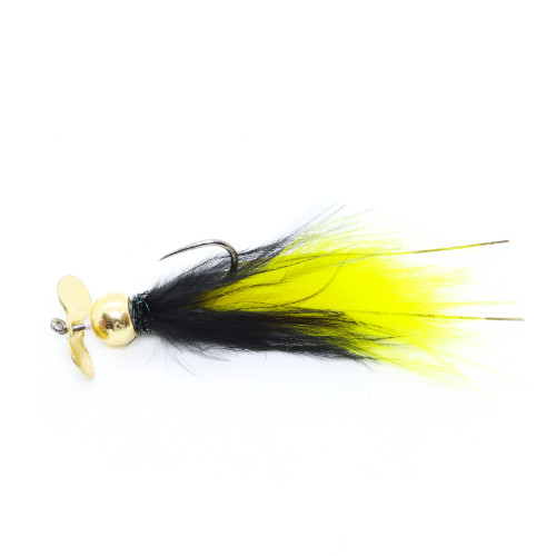 Reevos Bicolored Streamer 2,2gr. Black & Yellow